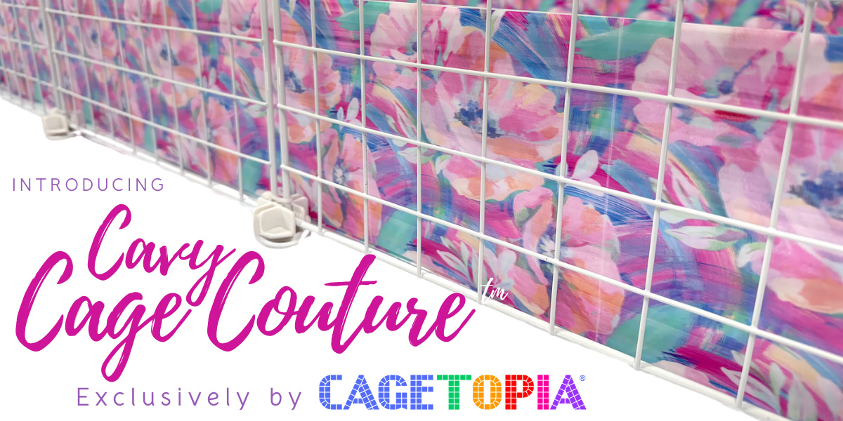 Cavy Cage Couture, custom coro printed patterns