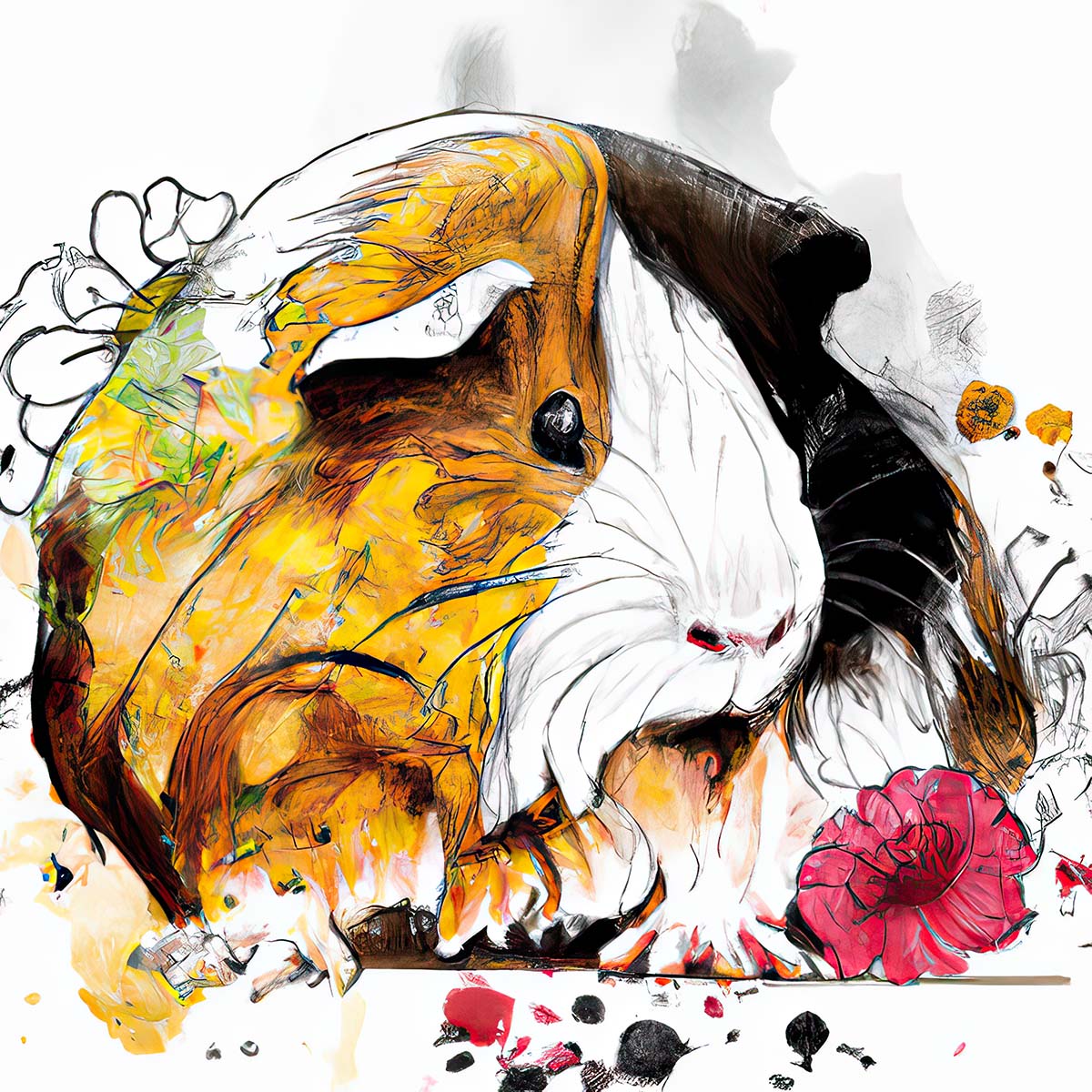 Guinea pig Illustration from CavyArt