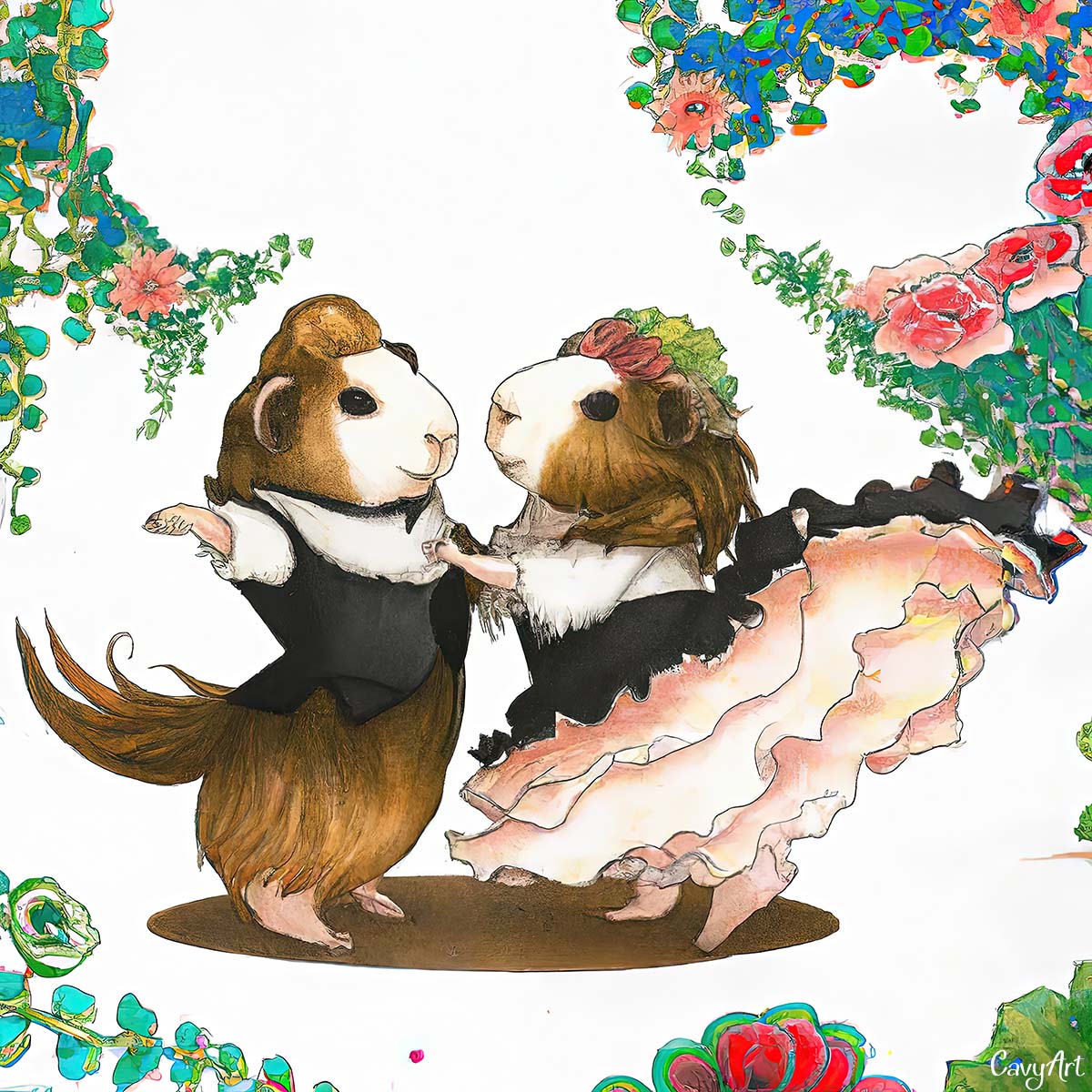 CavyArt National Dance Day for Guinea Pigs