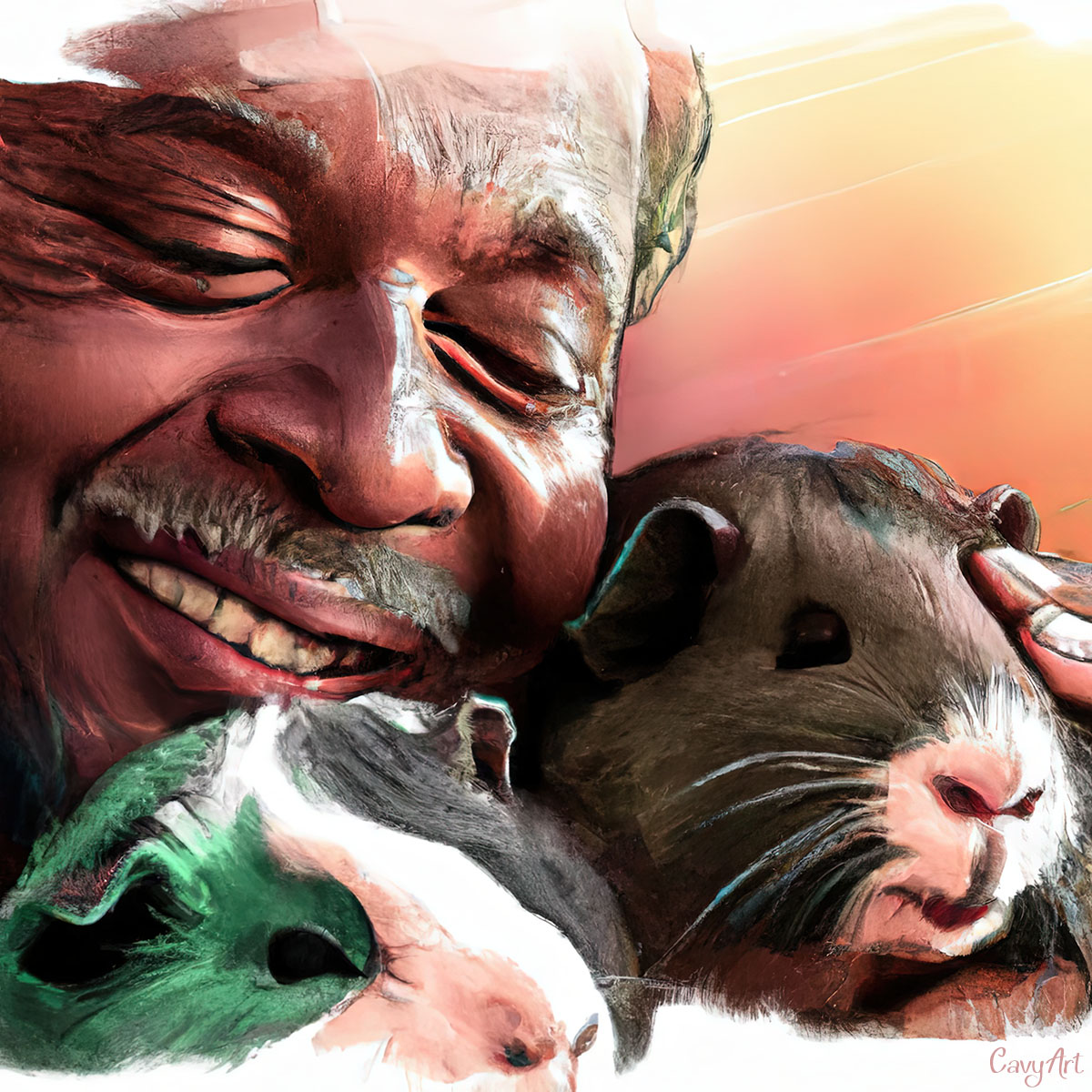 CavyArt National First Love Day for guinea pigs