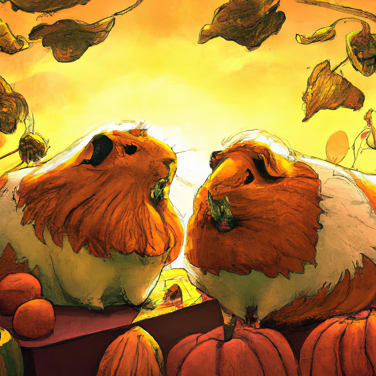 Guinea pig Illustration from CavyArt