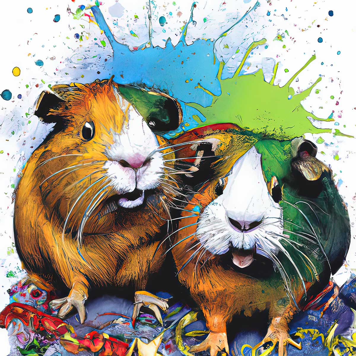 Guinea pig Illustration from CavyArt