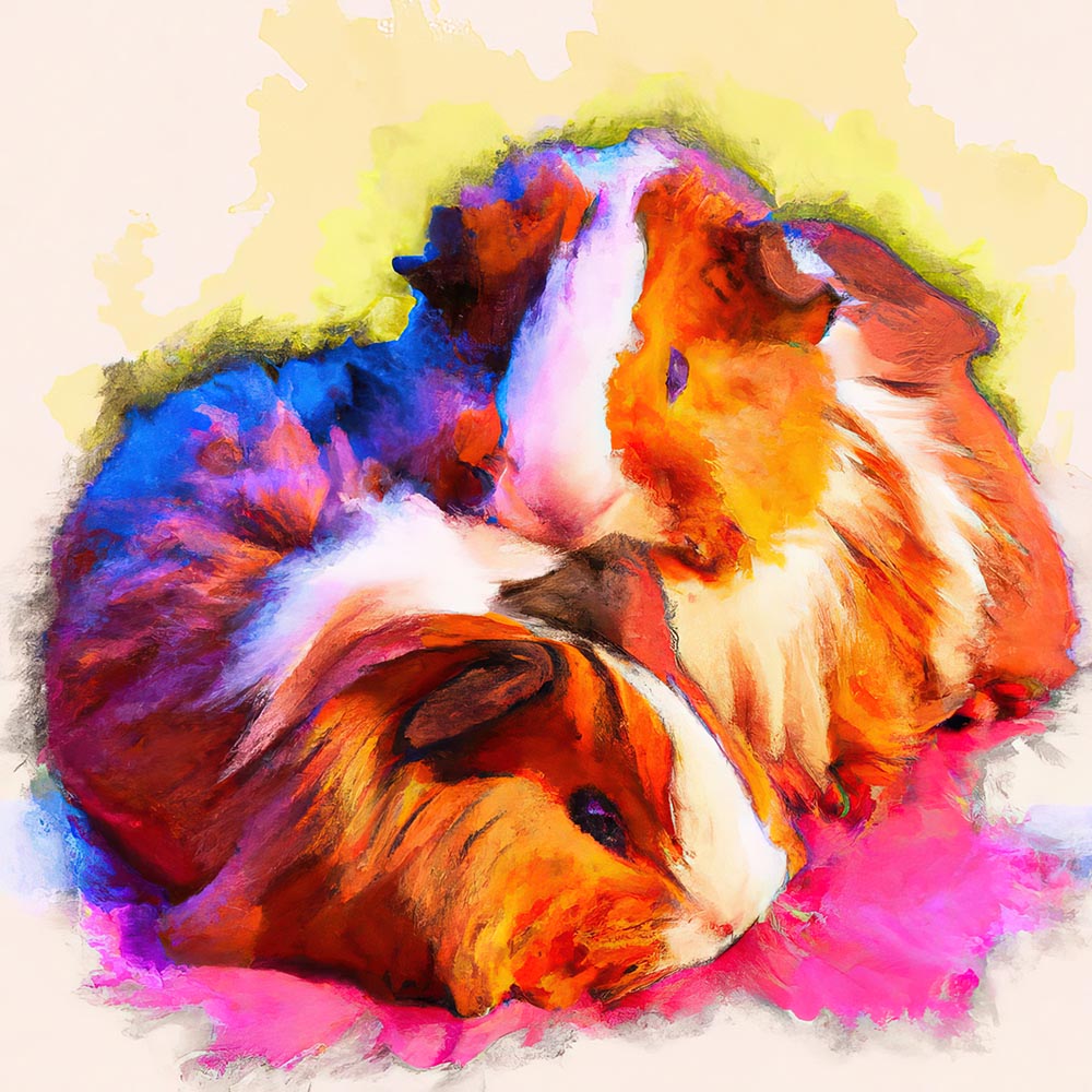 Guinea pig Illustration from CavyArt