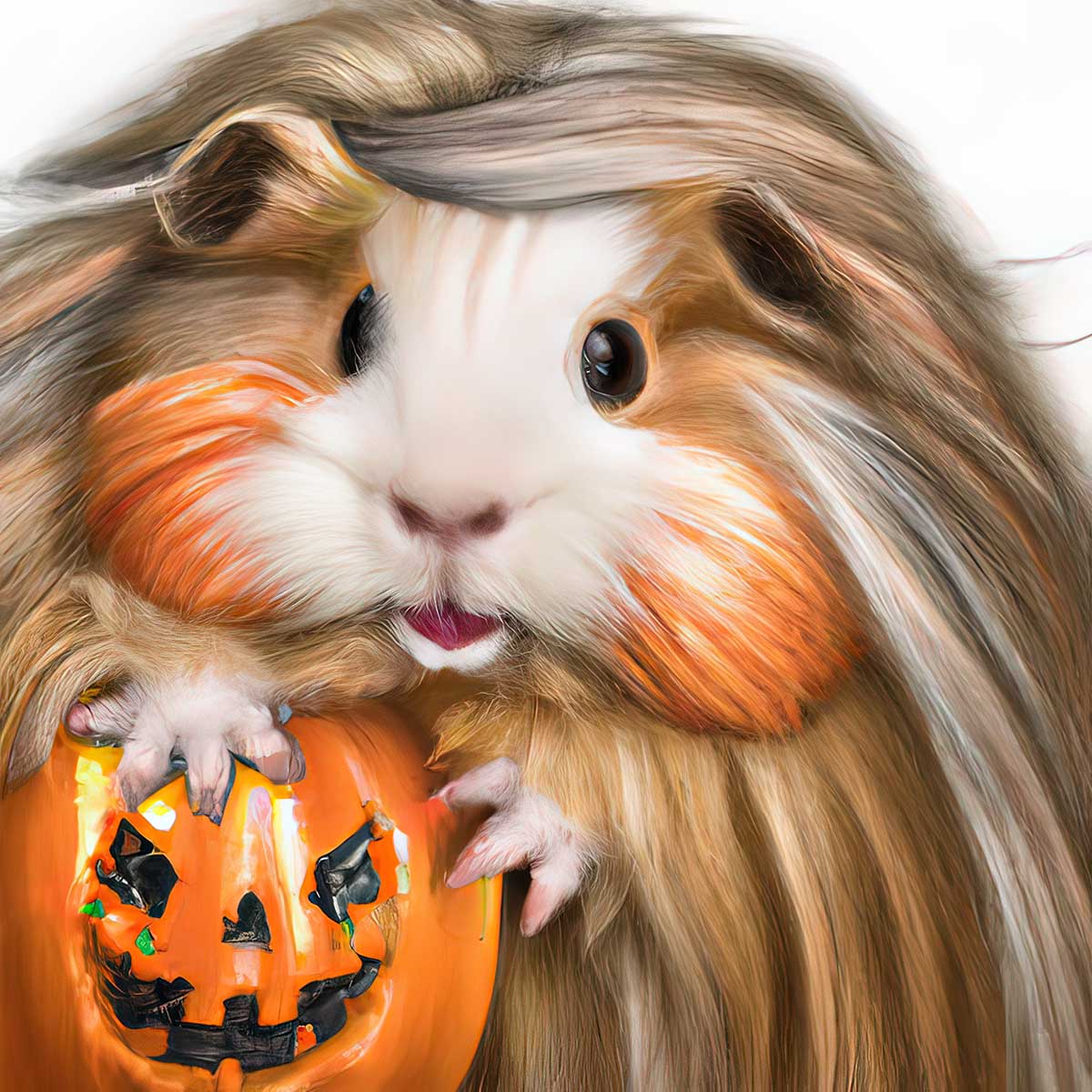 Guinea pig halloween Illustration from CavyArt