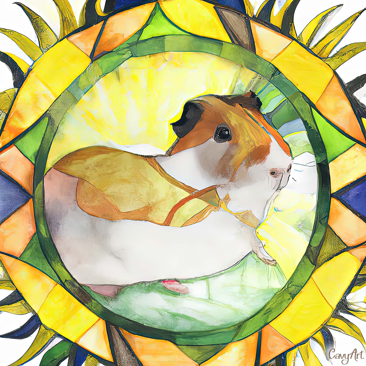 Guinea pig Illustration from CavyArt