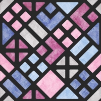 R - Geo Cubes - Black