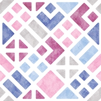 R - Geo Cubes - White