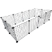 C&C Grids and Connectors and Cable ties in a Grid Set Pack for a Large Cage 2x4 grids