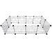 C&C Grids and Connectors and Cable ties in a Grid Set Pack for a Large Cage 2x4 grids