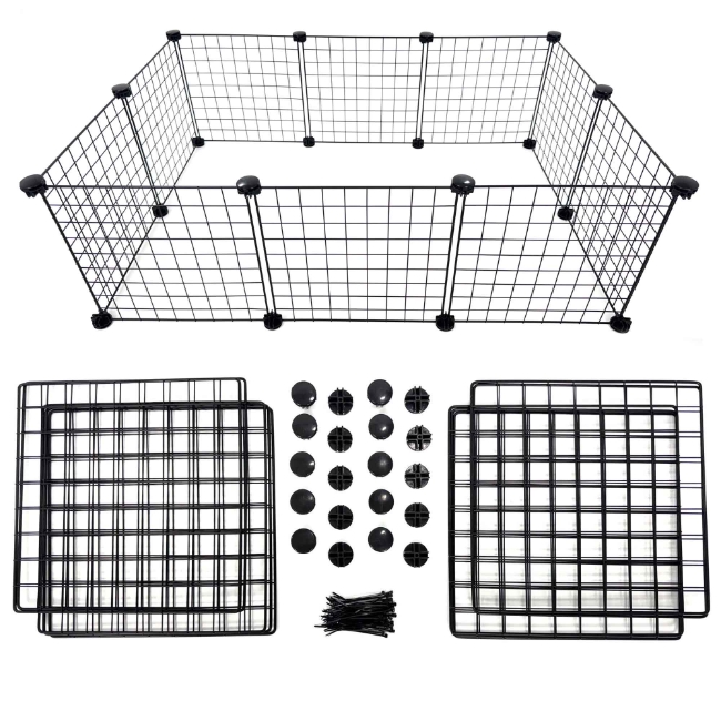 Small 2x3 Grid and Connector Set / Pack for C&C Cages for guinea pigs and other small pets