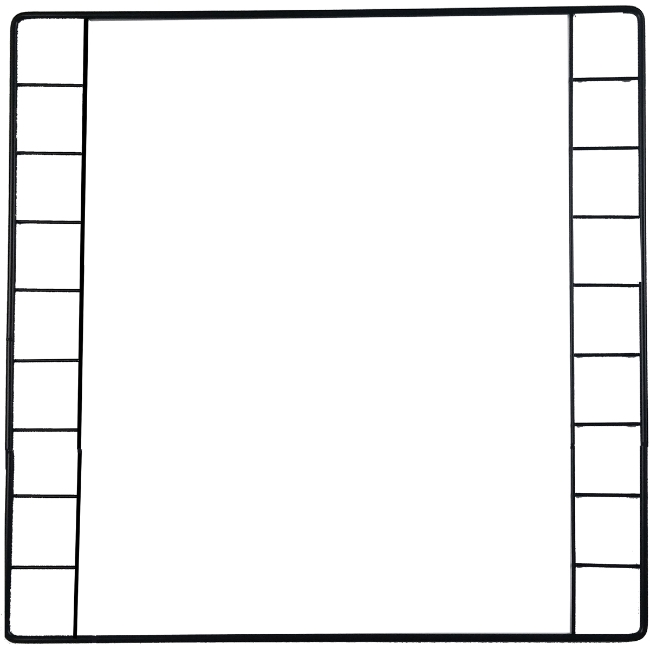 Door Grid for Guinea Pig C&C Cages, provides support yet passage for guinea pigs