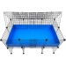 Medium Cage on a stand with a Cover tented open by Cagetopia