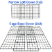 Grid Cover for Small C&C Cages with a Narrow Loft by Cagetopia