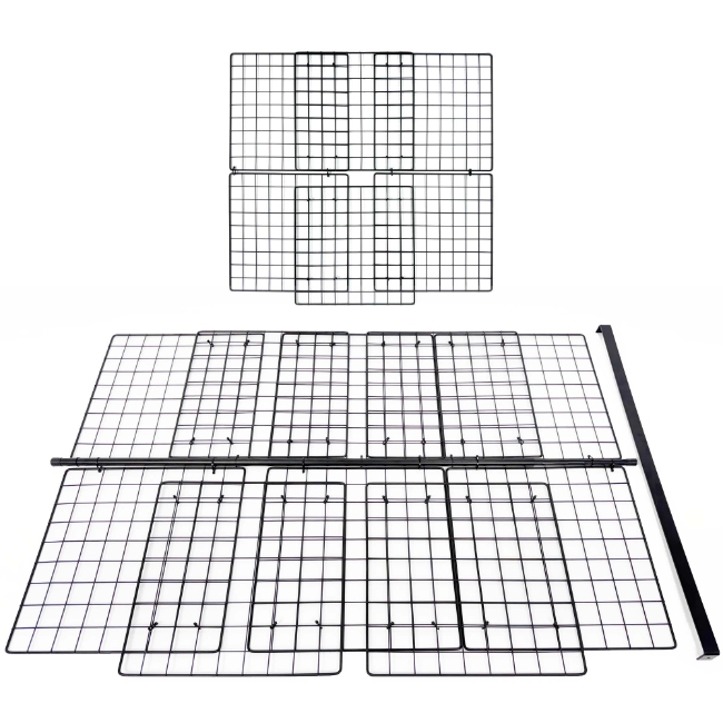 Grid Cover for XL 2x5 grid deluxe cage with wide 2x2 loft by Cagetopia