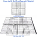 Cover for XL C&C Cage with a 2x2 Wide Loft with grids by Cagetopia for guinea pigs