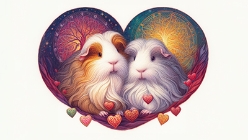 Hearty Piggies Wallpaper Art