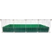 Large 2x4 Grid C&C Cage showing White Coro with White Grids by Cagetopia