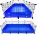 Large 2x4 grids C&C Guinea Pig Cage by Cagetopia in Blueberry Coro