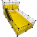 Large 2x4 Cagetopia C&C Guinea Pig Cage with a Narrow 1x2 Grid Loft