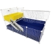 Cagetopia C&C Cage Medium with Narrow Loft Covered, tented up