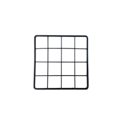 Mini Grid Black, 4 holes x 4 holes, 6 3/8" x 6 3/8"