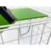 Ramp Hooks installed in a ramp flap on a cage