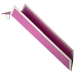 Cagetopia C&C Ramp for guinea pig cages - pink - angled walls
