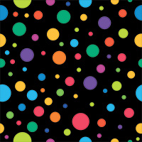 R - Fun Dots - Black