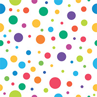 R - Fun Dots - White