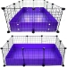 Small 2x3 grids C&C Guinea Pig Cage by Cagetopia in Violet