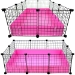 Small 2x3 grids C&C Guinea Pig Cage by Cagetopia in Violet