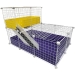 Cagetopia Small 2x3 Grid C&C cage with narrow loft closed