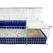 Cagetopia Undercover, inner canopy for guinea pig C&C cages - propped open