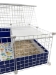 Cagetopia Undercover, inner canopy for guinea pig C&C cages - open at an angle