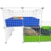 Wide Loft Loop (double ramp) for Cagetopia C&C Cages, shown offset