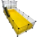 XL 2x5 Grid C&C Guinea Pig Cage Habitat by Cagetopia in Lemon Yellow Base and White Narrow Loft