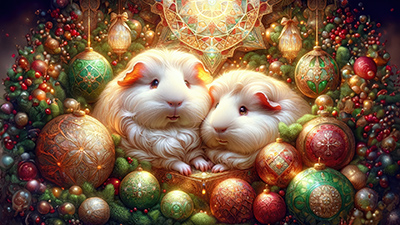 Yuletide Companions Wallpaper download