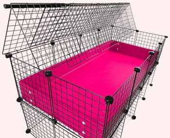 Large Covered Cage tented on a cage stand by Cagetopia
