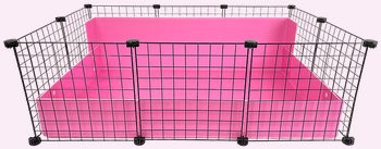 Small Single-level C&C Cage by Cagetopia shown in Pink