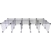 XL 2x5 Cagetopia C&C Guinea Pig Cage Stand, shown with bins