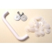 Handles and Rivets in White
