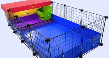 C&C Starter Kit showing multiple colors for C&C Cages by Cagetopia